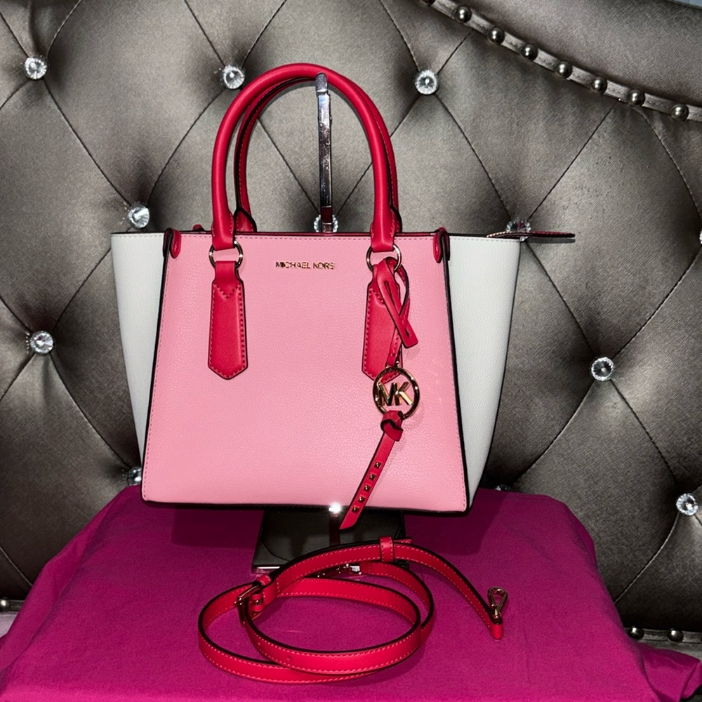 NWT Michael Kors Kris Medium Satchel